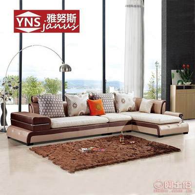 【雅努斯家具廠家特價(jià)批發(fā)客廳小戶型新款簡(jiǎn)約創(chuàng)意客廳貴妃組合布藝沙發(fā)批發(fā)862365*180cm】南康區(qū)欣悅豪家具廠 - 產(chǎn)品庫